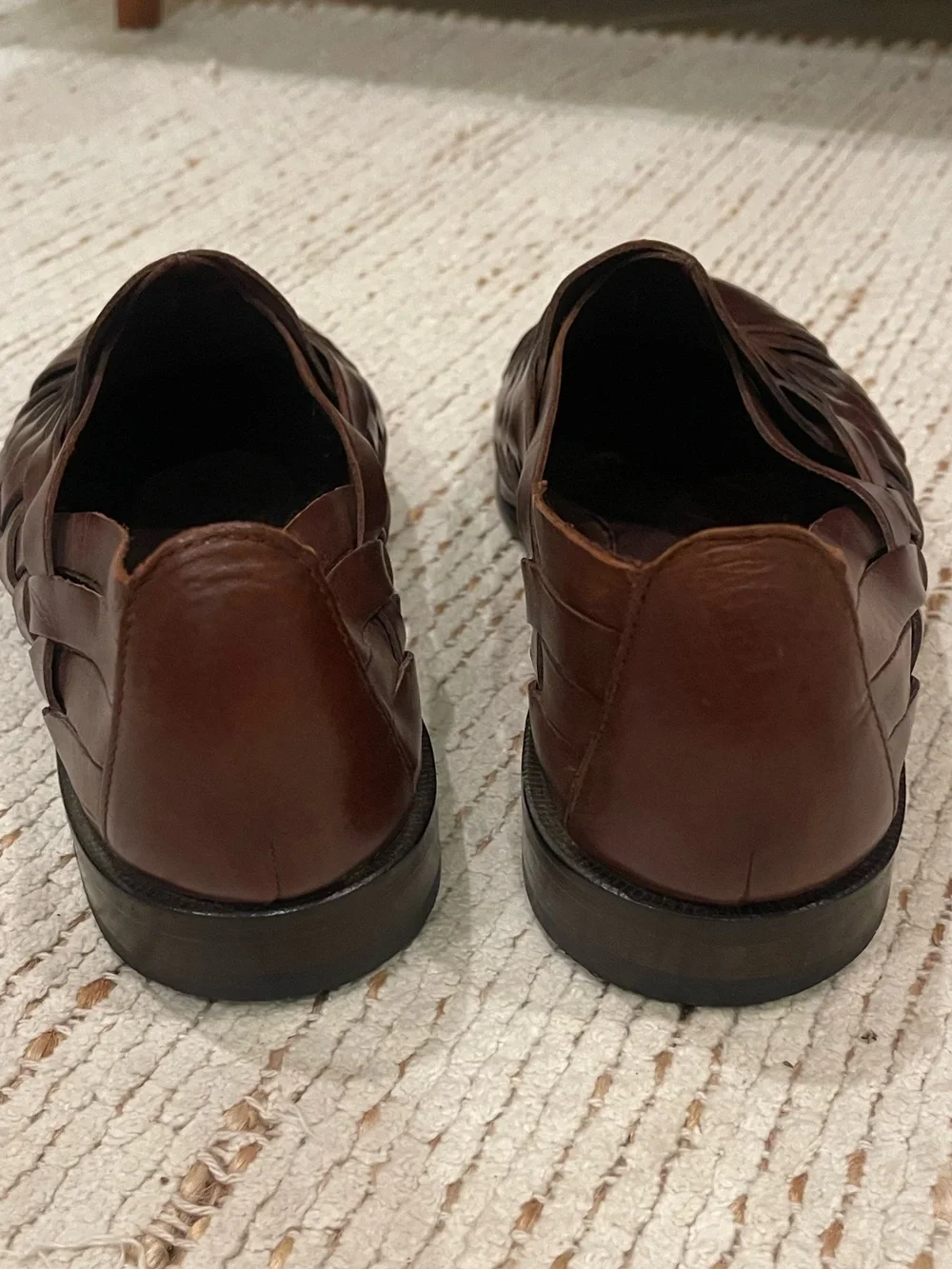 Cole Haan Bragano woven leather fisherman sandals
